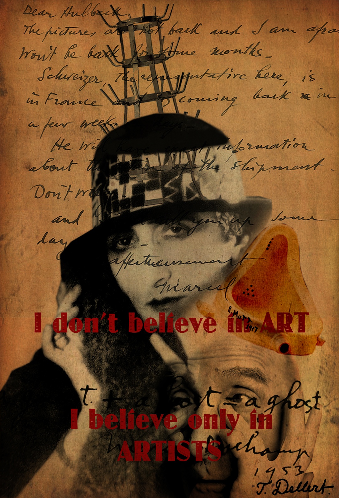 Small PORTRAIT OF MARCEL DUCHAMP  copy copy 2